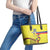 Colombia Champion Football Custom Leather Tote Bag Proud To Be Los Cafeteros - Wonder Print Shop