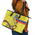 Colombia Champion Football Custom Leather Tote Bag Proud To Be Los Cafeteros - Wonder Print Shop