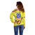 Colombia Champion Football Custom Off Shoulder Sweater Proud To Be Los Cafeteros - Wonder Print Shop