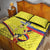 Colombia Champion Football Custom Quilt Bed Set Proud To Be Los Cafeteros - Wonder Print Shop