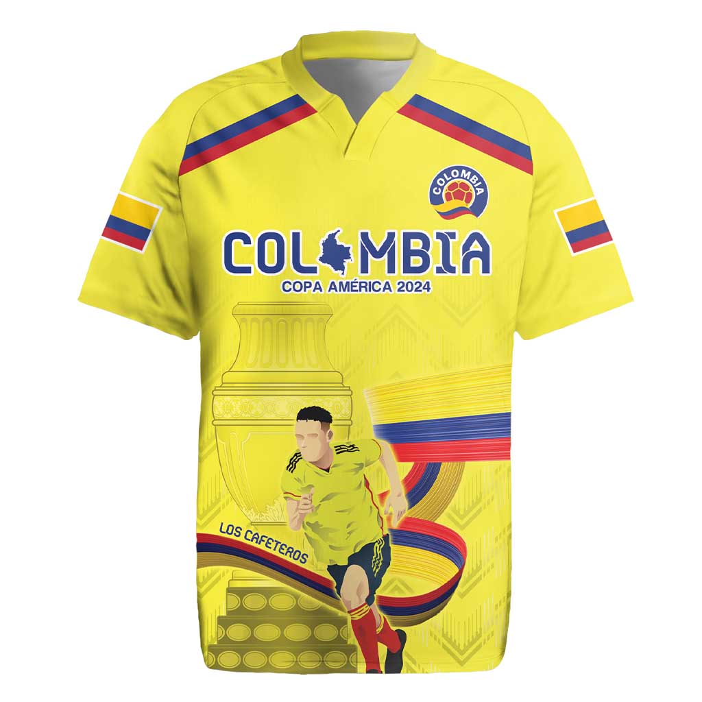 Colombia Champion Football Custom Rugby Jersey Proud To Be Los Cafeteros - Wonder Print Shop