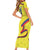 Colombia Champion Football Custom Short Sleeve Bodycon Dress Proud To Be Los Cafeteros - Wonder Print Shop