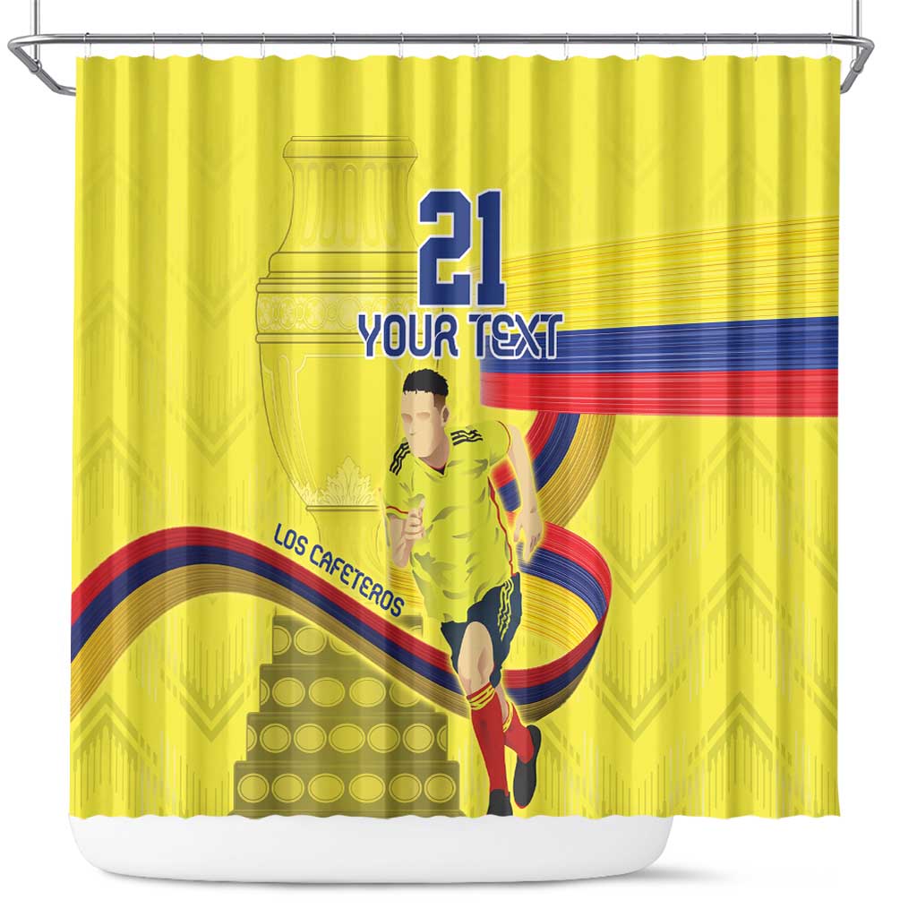 Colombia Champion Football Custom Shower Curtain Proud To Be Los Cafeteros