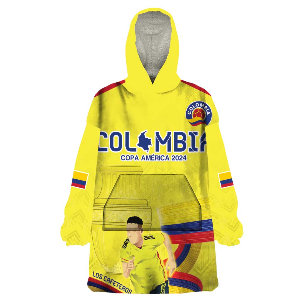 Colombia Champion Football Custom Wearable Blanket Hoodie Proud To Be Los Cafeteros - Wonder Print Shop