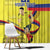 Colombia Champion Football Custom Window Curtain Proud To Be Los Cafeteros - Wonder Print Shop