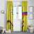 Colombia Champion Football Custom Window Curtain Proud To Be Los Cafeteros - Wonder Print Shop