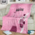 Argentina Football Custom Blanket Campeones De la Historia - Pink Style