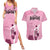 Argentina Football Couples Matching Summer Maxi Dress and Hawaiian Shirt Campeones De la Historia - Pink Style LT9 - Wonder Print Shop