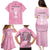 Argentina Football Family Matching Puletasi and Hawaiian Shirt Campeones De la Historia - Pink Style - Wonder Print Shop