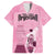 Argentina Football Family Matching Puletasi and Hawaiian Shirt Campeones De la Historia - Pink Style - Wonder Print Shop