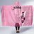 Argentina Football Custom Hooded Blanket Campeones De la Historia - Pink Style