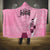 Argentina Football Custom Hooded Blanket Campeones De la Historia - Pink Style