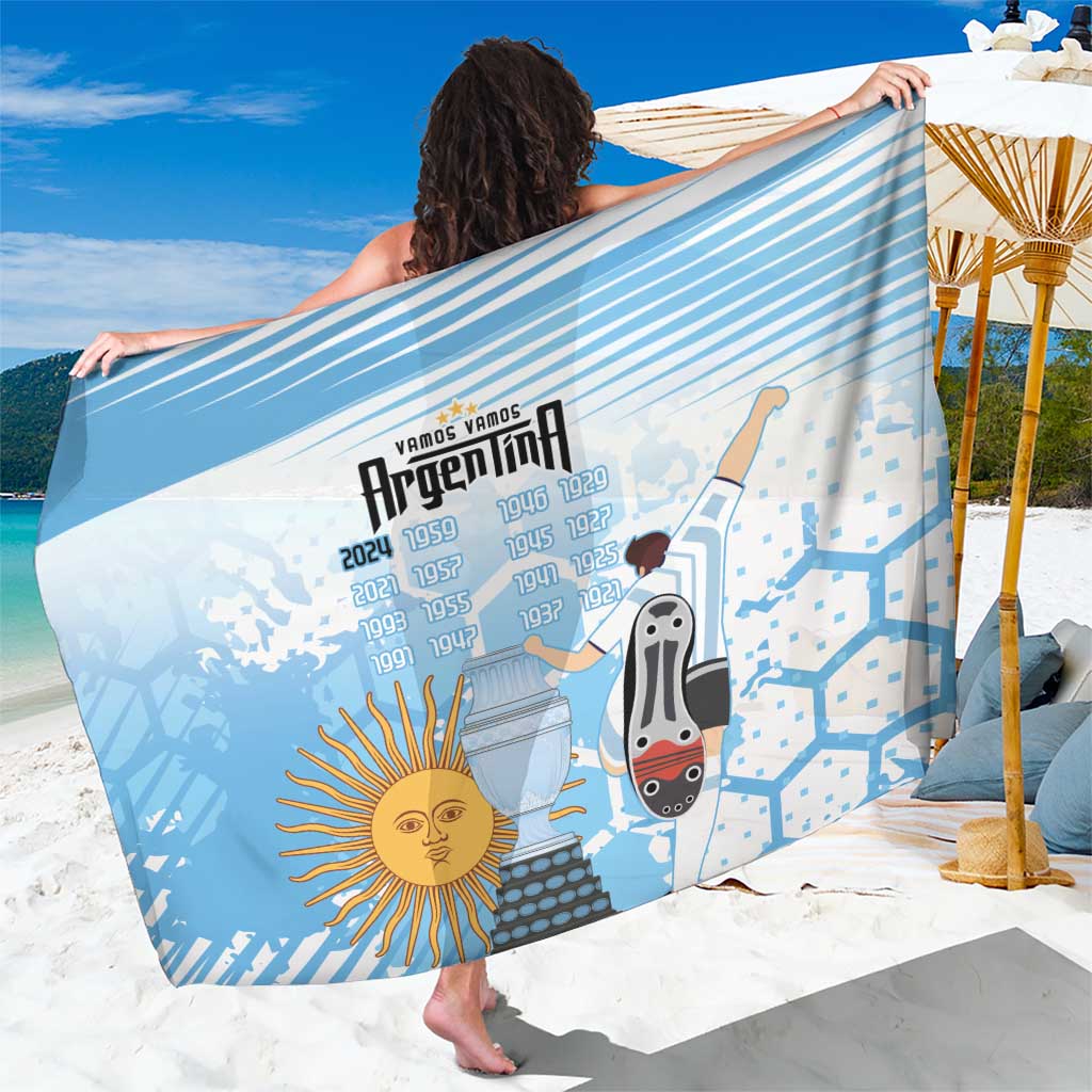 Argentina Football Sarong Campeones De la Historia - Blue Style - Wonder Print Shop