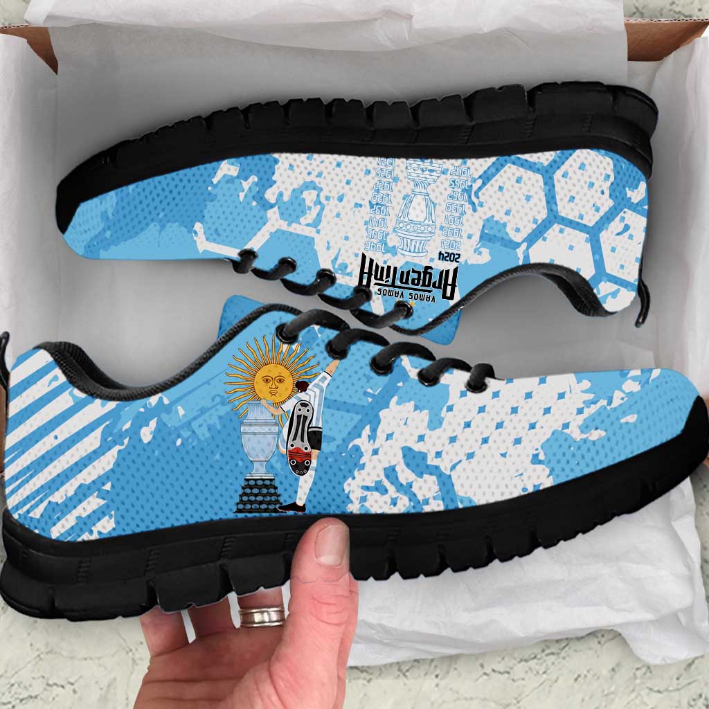 Argentina Football Sneakers Campeones De la Historia - Blue Style LT9