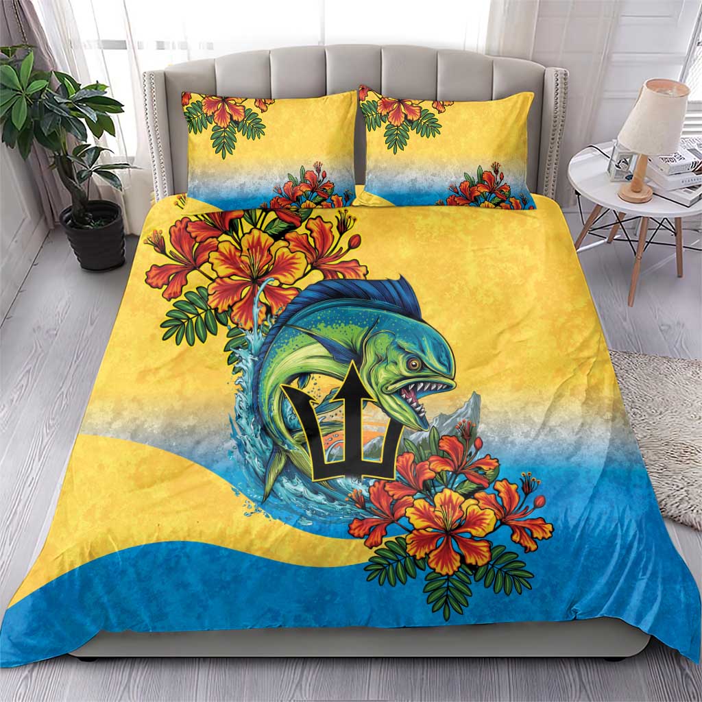 Barbados Mahi-mahi Trident Bedding Set - Wonder Print Shop