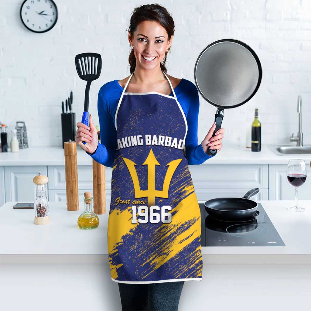 Barbados Pride Est 1966 Apron - Wonder Print Shop