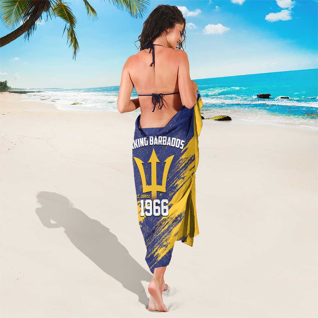 Barbados Pride Est 1966 Sarong - Wonder Print Shop