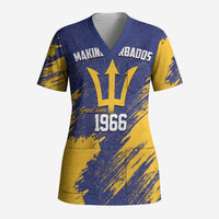 Black Barbadians Pride Est 1966 Scrub Top