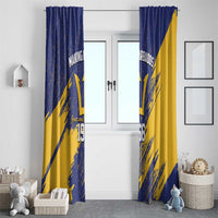 Barbados Pride Est 1966 Window Curtain - Wonder Print Shop