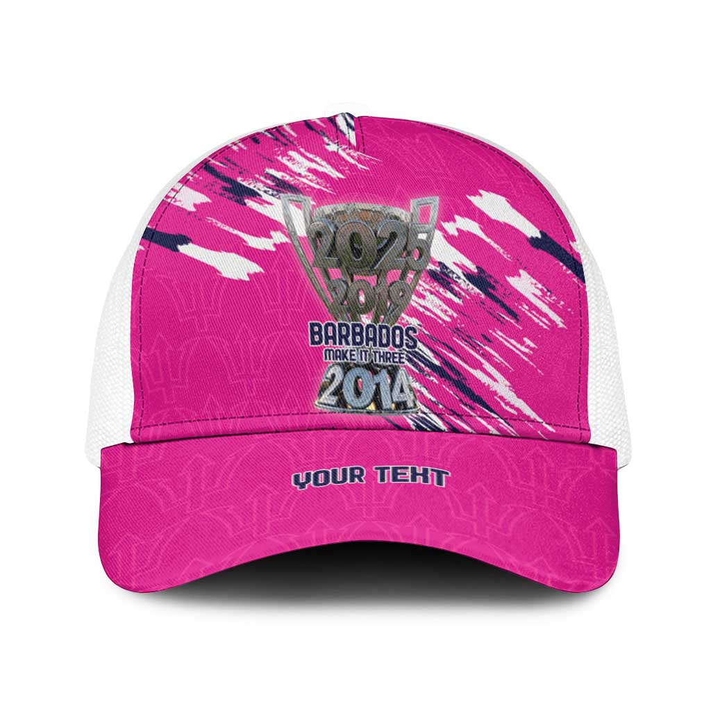 Caribbean Cricket Barbados Personalized Baseball Net Cap Make It Three 2025 is Ours - Wonder Print Shop
