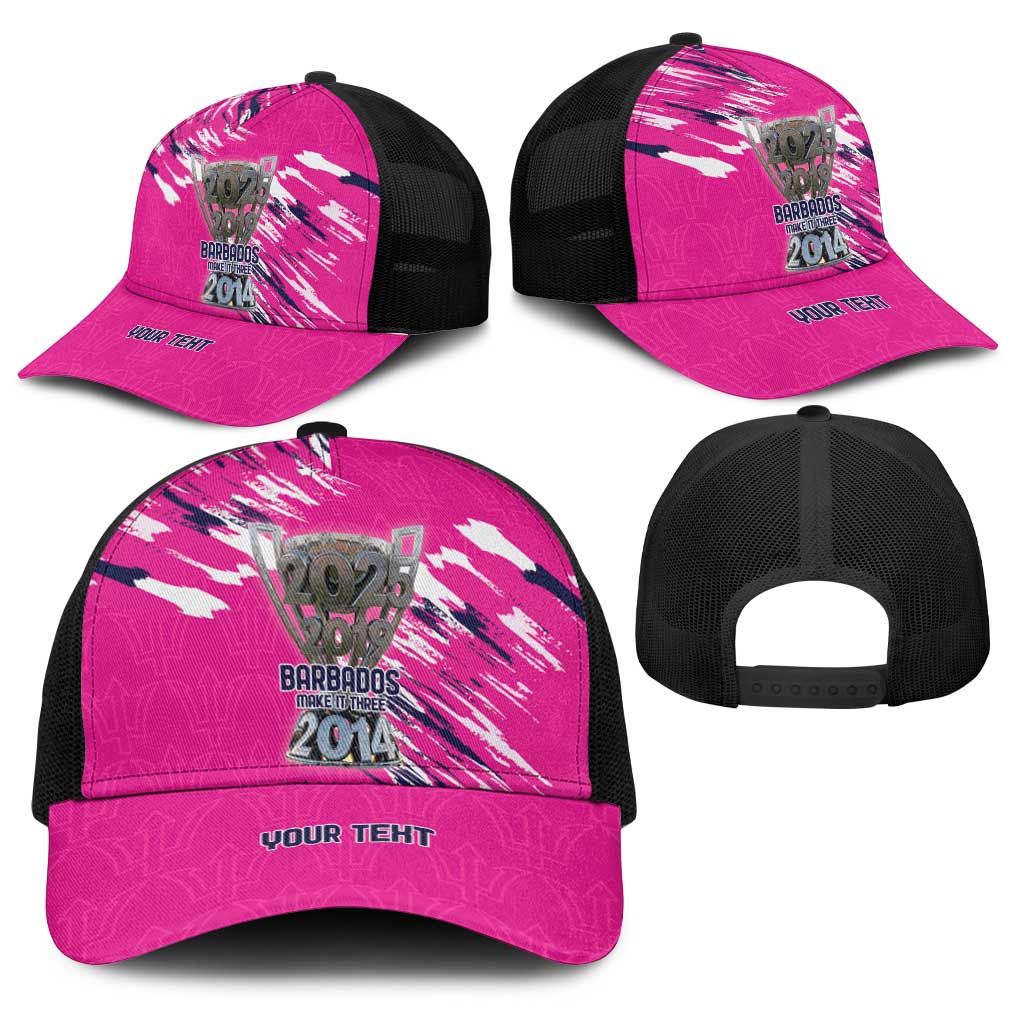 Caribbean Cricket Barbados Personalized Baseball Net Cap Make It Three 2025 is Ours - Wonder Print Shop
