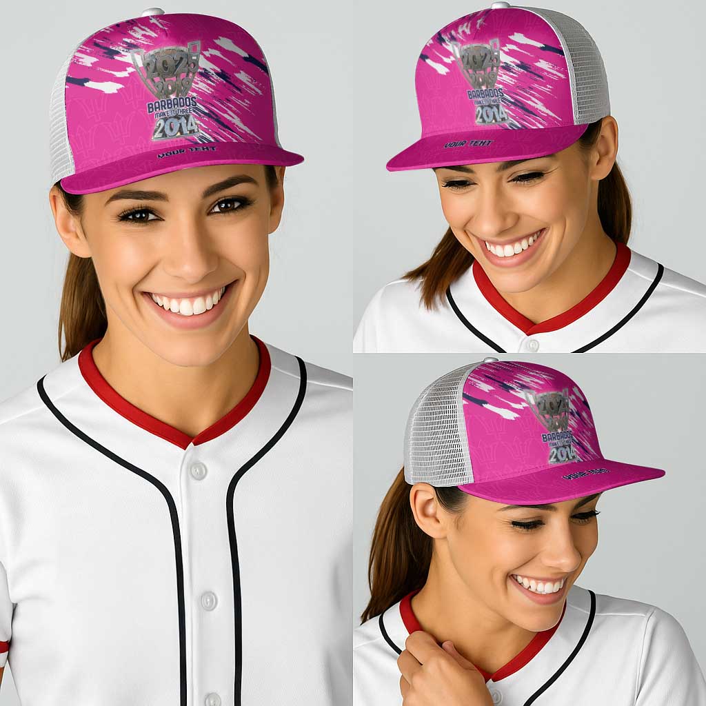 Caribbean Cricket Barbados Personalized Baseball Net Cap Make It Three 2025 is Ours - Wonder Print Shop