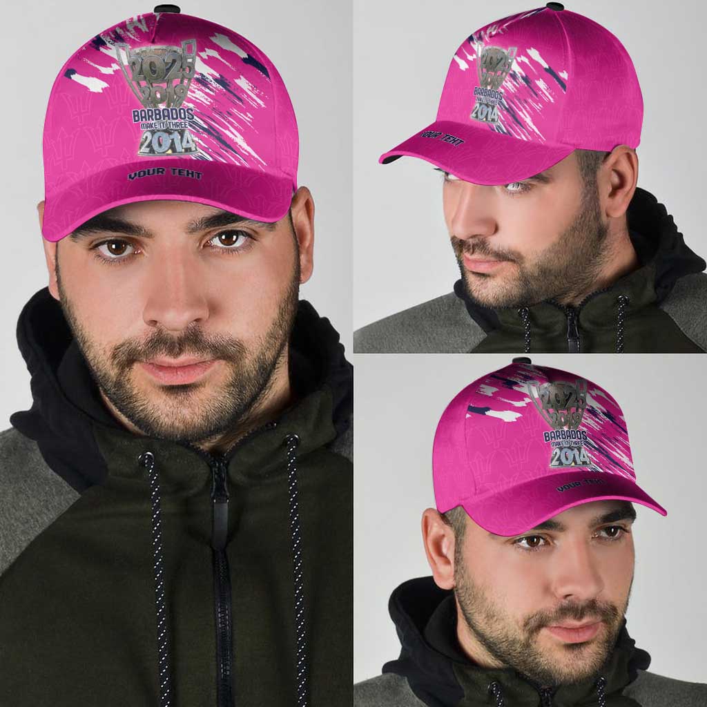 Caribbean Cricket Barbados Personalized Classic Cap Make It Three 2025 is Ours - Wonder Print Shop