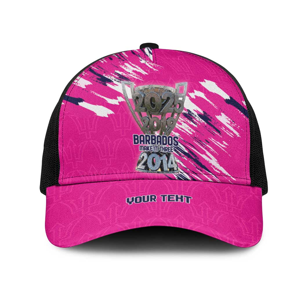 Caribbean Cricket Barbados Personalized Mesh Trucker Cap Make It Three 2025 is Ours - Wonder Print Shop