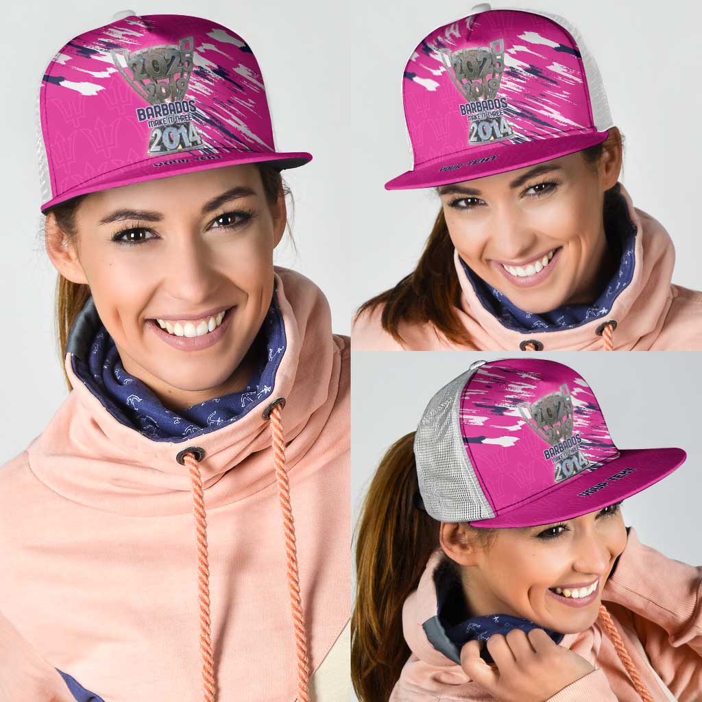 Caribbean Cricket Barbados Personalized Mesh Trucker Cap Make It Three 2025 is Ours - Wonder Print Shop