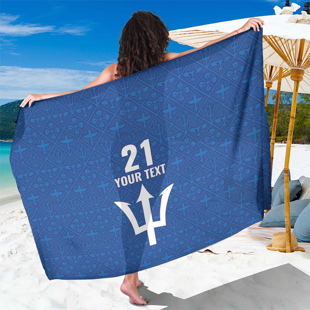 Caribbean Cricket Barbados Custom Sarong Strike of the Tridents - Wonder Print Shop