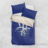 Caribbean Cricket Barbados Custom Bedding Set Trident Champion’s Wave - Wonder Print Shop