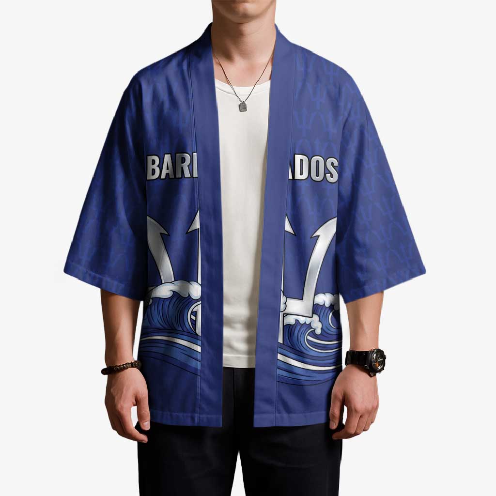 Caribbean Cricket Barbados Custom Kimono Trident Champion’s Wave - Wonder Print Shop