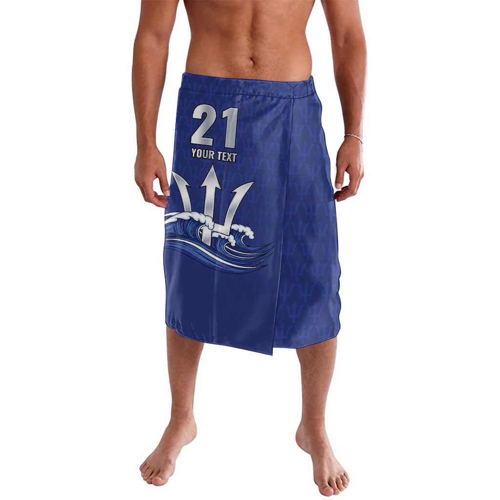 Caribbean Cricket Barbados Custom Lavalava Trident Champion’s Wave - Wonder Print Shop