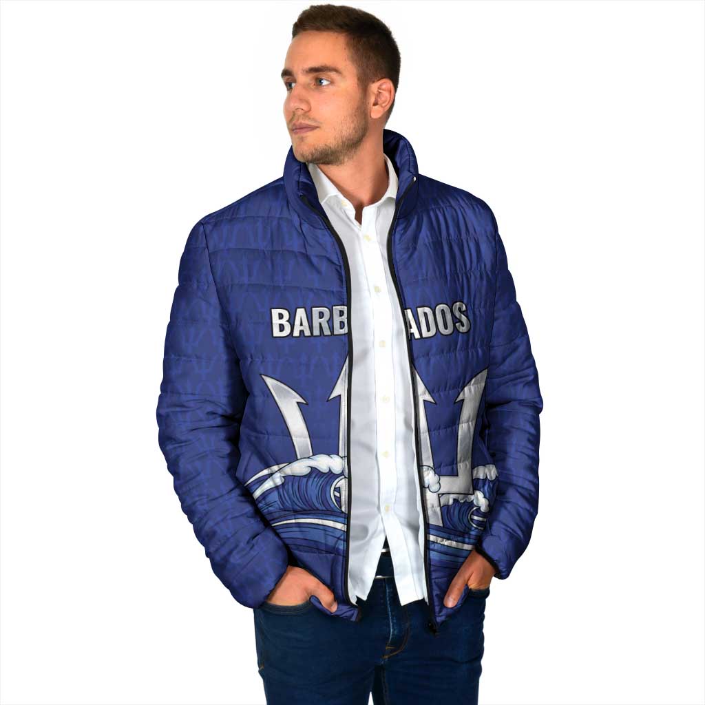 Caribbean Cricket Barbados Custom Padded Jacket Trident Champion’s Wave - Wonder Print Shop