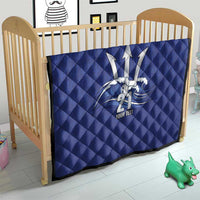 Caribbean Cricket Barbados Custom Quilt Trident Champion’s Wave - Wonder Print Shop