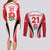 Custom England Rugby Couples Matching Long Sleeve Bodycon Dress and Long Sleeve Button Shirts Come On Red Rose Word Cup 2023 LT9 - Wonder Print Shop