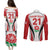 Custom England Rugby Couples Matching Puletasi Dress and Long Sleeve Button Shirts Come On Red Rose Word Cup 2023 LT9 - Wonder Print Shop