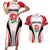 Custom England Rugby Couples Matching Short Sleeve Bodycon Dress and Hawaiian Shirt Come On Red Rose Word Cup 2023 LT9 - Wonder Print Shop