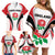 Custom England Rugby Family Matching Off Shoulder Short Dress and Hawaiian Shirt Come On Red Rose Word Cup 2023 LT9 - Wonder Print Shop