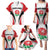 Custom England Rugby Family Matching Puletasi Dress and Hawaiian Shirt Come On Red Rose Word Cup 2023 - Wonder Print Shop