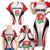 Custom England Rugby Family Matching Short Sleeve Bodycon Dress and Hawaiian Shirt Come On Red Rose Word Cup 2023 - Wonder Print Shop