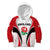 Custom England Rugby Kid Hoodie Come On Red Rose Word Cup 2023 - Wonder Print Shop