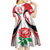 Custom England Rugby Kid Short Sleeve Dress Come On Red Rose Word Cup 2023 - Wonder Print Shop