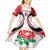 Custom England Rugby Kid Short Sleeve Dress Come On Red Rose Word Cup 2023 - Wonder Print Shop