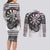 USA Darts Couples Matching Long Sleeve Bodycon Dress and Long Sleeve Button Shirt American Bald Eagle with Grunge Style LT9 - Wonder Print Shop