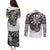 USA Darts Couples Matching Puletasi and Long Sleeve Button Shirt American Bald Eagle with Grunge Style LT9 - Wonder Print Shop