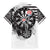 USA Darts Family Matching Mermaid Dress and Hawaiian Shirt American Bald Eagle with Grunge Style LT9 - Wonder Print Shop