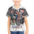 USA Darts Family Matching Mermaid Dress and Hawaiian Shirt American Bald Eagle with Grunge Style LT9 - Wonder Print Shop