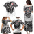 USA Darts Family Matching Puletasi and Hawaiian Shirt American Bald Eagle with Grunge Style - Wonder Print Shop