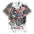 USA Darts Family Matching Puletasi and Hawaiian Shirt American Bald Eagle with Grunge Style - Wonder Print Shop